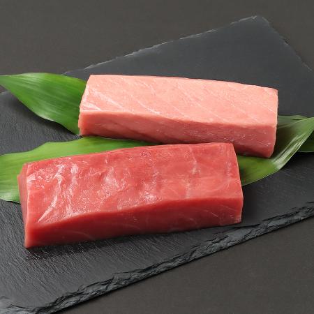 [川魚問屋丸三商店]「本まぐろ」赤身・中とろセット各150g×4(計600g)