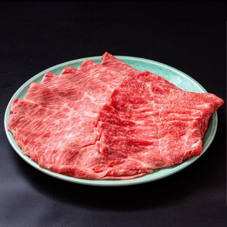 [牛追道中]「松阪牛」すき焼き(赤身と霜降り)600g