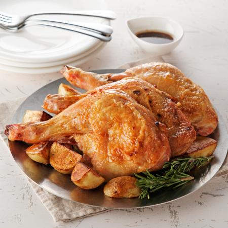 [鳥文]三重県産「伊勢どり」ローストチキンレッグ(うま塩味)3本入り