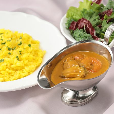 「あわび海鮮カレー」 サフランライス付き2人前