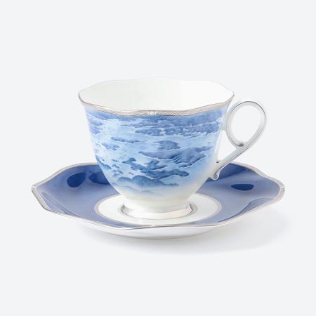 [NARUMI]コーヒー碗皿(英虞湾)