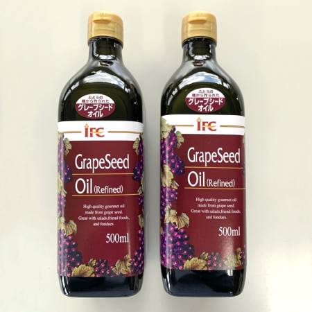 [イシダフーズ]「グレープシードオイル」500ml×2(計1000ml)