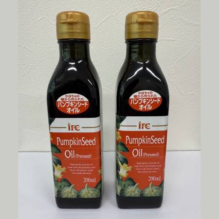 [イシダフーズ]「パンプキンシードオイル」200ml×2(計400ml)