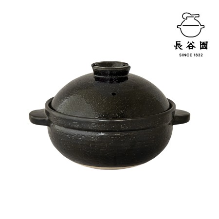 [伊賀焼窯元 長谷園]かまどさんプレミアム 二合炊き 墨