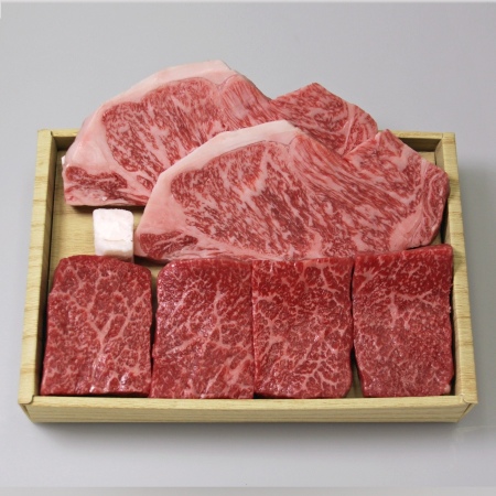[お肉の専門店スギモト/竹内牧場]松阪牛ステーキ用セット(サーロイン・モモ)760g