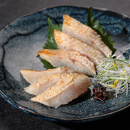 [紀伊長島]「のどぐろ」 炙り刺身(スライス済)60gx2(計120g)