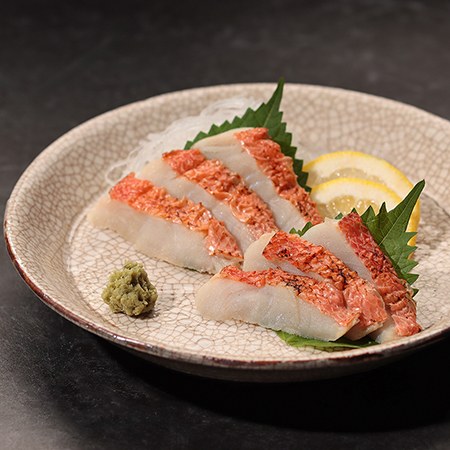 [紀伊長島]「金目鯛」 炙り刺身(スライス済)80gx2(計160g)