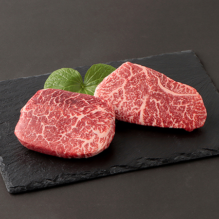 [小島食品/澤井牧場]A4等級以上「近江牛」赤身ステーキ用2種セット(シンシン・ランプ)各150g(計300g)