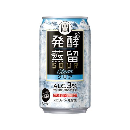 [タカラ]「発酵蒸留サワー」(クリア)350ml×24本