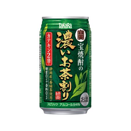 [タカラ]宝焼酎の濃いお茶割り カテキン2倍335ml×24本