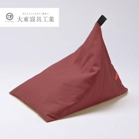 [tetra]8号帆布 あずき レギュラーサイズ ビーズクッション座椅子 テトラ
