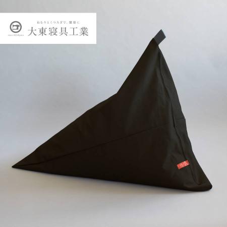 [tetra]8号帆布 黒 ビッグサイズ ビーズクッション座椅子 テトラ
