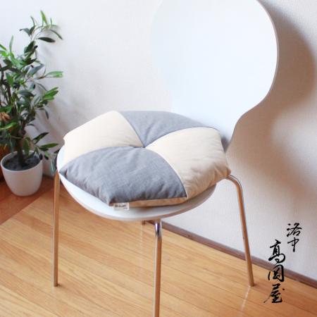[洛中高岡屋]木綿 おじゃみフラット Lサイズ 紙屋紙&鳥の子