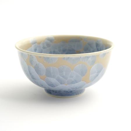 [陶あん]花結晶 茶碗(銀花)