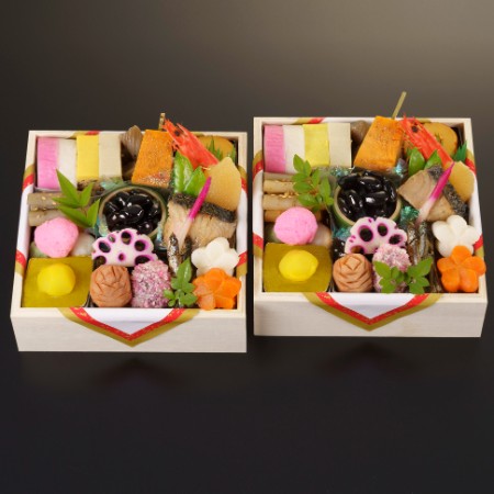 [京料理濱登久]おせち個食二段(冷蔵/2人前)[12月31日お届け]