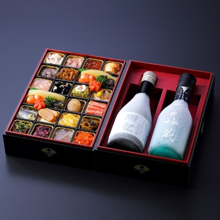 [下鴨茶寮]酒肴おせち 冷凍一段お酒付き(冷凍/2人前)[12月29・30日お届け]