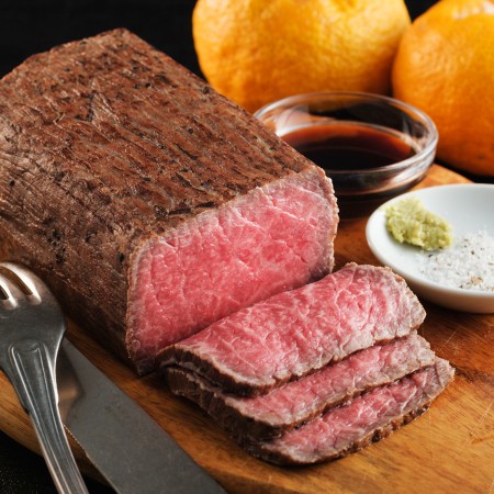 [踊るローストビーフ ともや]京都府産「黒毛和牛」和風だしローストビーフ(モモ)350g