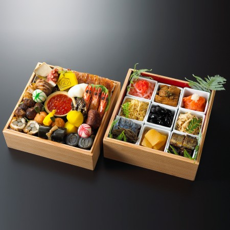 [一子相伝なかむら]おせち二段重(冷蔵/4〜5人前)[12月31日お届け]