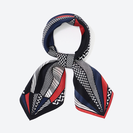 [MACOOL]シルクスカーフTSURU