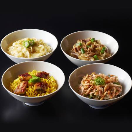 [京都吉兆]「贅沢御飯 4種」(鰻・湯葉・桜海老・豚)各2個(計8個)