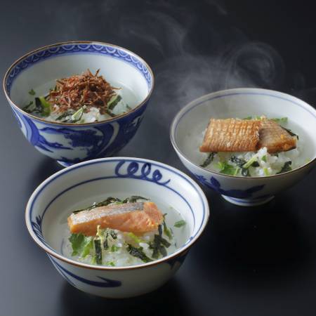 [京都吉兆]「贅沢茶漬 3種」(鮭・さざ波・鱧)各2人前(計6人前)