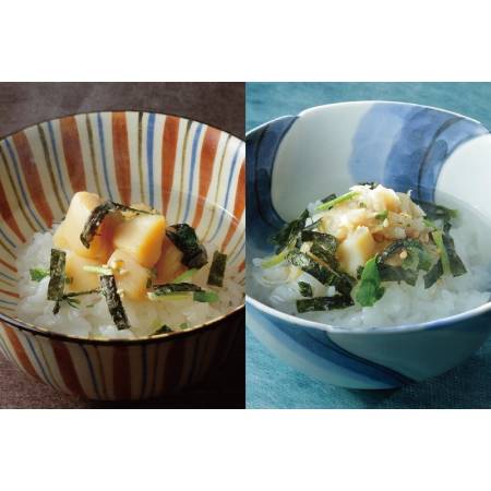 [京都吉兆]「贅沢茶漬 2種」(貝柱・ふぐ)各2人前(計4人前)