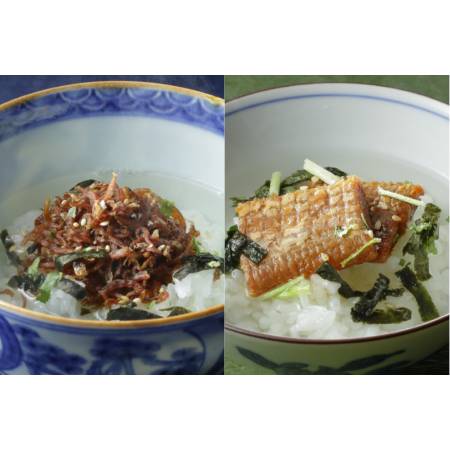 [京都吉兆]「贅沢茶漬 2種」(さざ波・鱧)各2人前(計4人前)