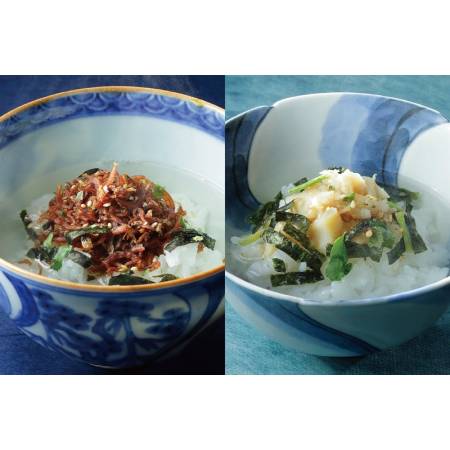 [京都吉兆]「贅沢茶漬 2種」(さざ波・ふぐ)各2人前(計4人前)