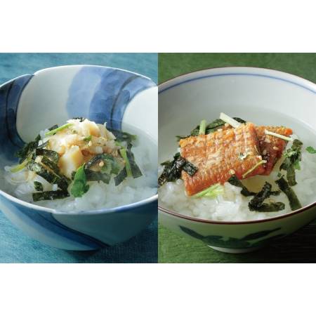 [京都吉兆]「贅沢茶漬 2種」(ふぐ・鱧)各2人前(計4人前)