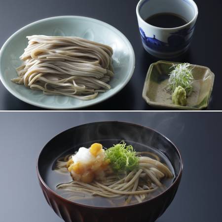 [京都吉兆]「国産二八蕎麦・うまだし詰合せ」3人前