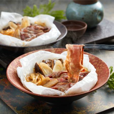 [祇園さゝ木]黒毛和牛すき焼き風包み蒸し140g×4個