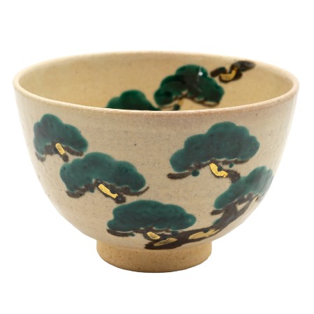 [北哉窯]抹茶碗 御本手 松