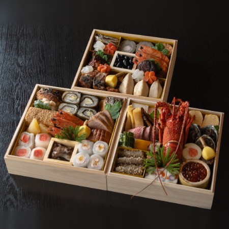 [京料理 松正]特製おせち三段重(冷蔵) 3〜5人前[12月31日お届け]