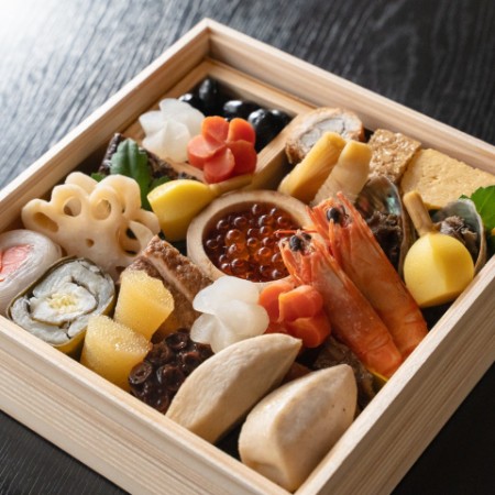 [京料理 松正]特製おせち一段重(冷蔵)2人前[12月31日お届け]