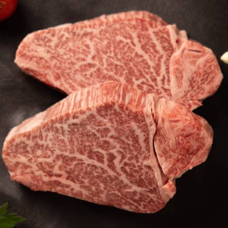 [京都丹波牧場]"長期肥育"黒毛和牛「平井牛」A5ランクステーキ用(フィレ)100g×2(計200g)