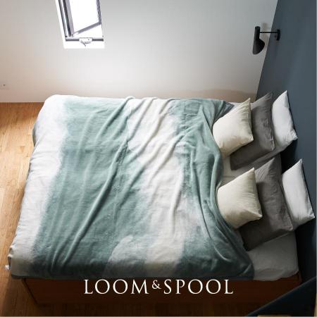 [LOOM&SPOOL]Flood of Light 綿毛布ダブル