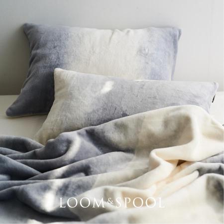 [LOOM&SPOOL]Flood of Light綿毛布ピローケース