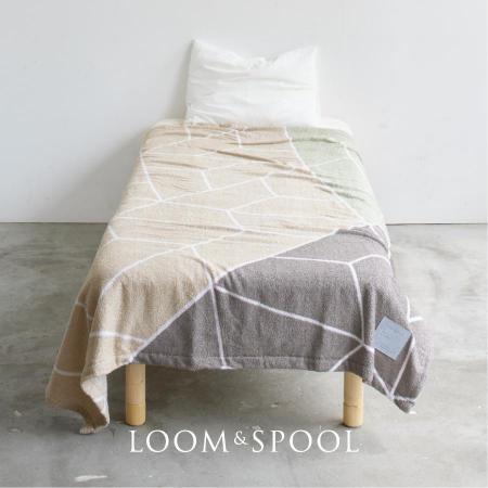 [LOOM&SPOOL]LIBRAコットンパイルスロー
