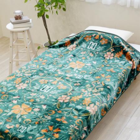 [DAKS/ダックス]ウットダック アクリルマイヤー毛布 グリーン