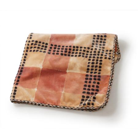 [DAKS/ダックス]チェック アクリルハーフケット ベージュ