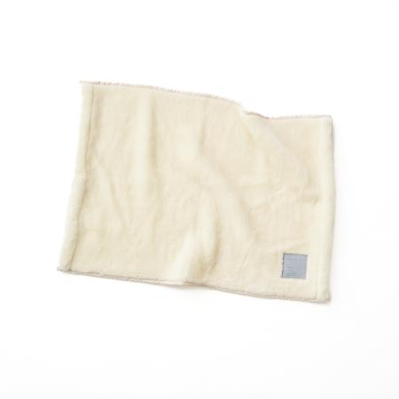 [LOOM&SPOOL]SERENE-5 ウールニューマイヤー毛布 ブランケット アイボリー