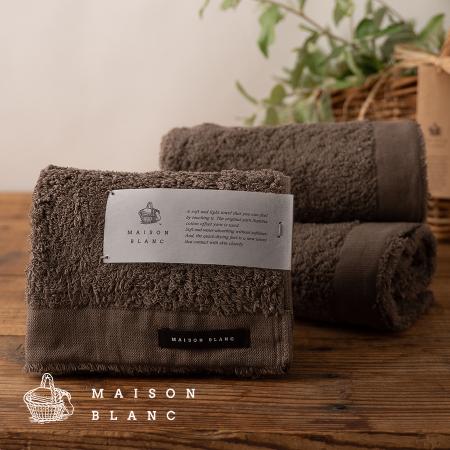 [Shinko Towel]MAISON BLANC フェイスタオル3枚(全5色)