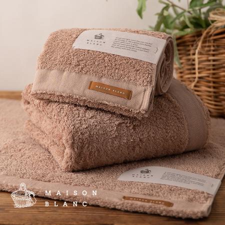 [Shinko Towel]MAISON BLANC バスタオル・フェイスタオル・バスマット各1枚(全5色)