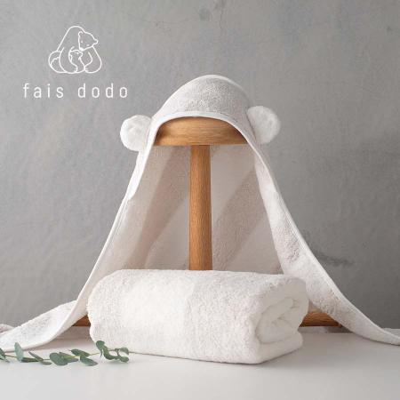 [Shinko Towel]fais dodo ベイビーローブ・バスタオル各1枚(全4色)