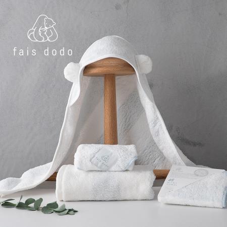 [Shinko Towel]fais dodo ベイビーローブ1枚・フェイスタオル1枚・ミニタオル2枚(全4色)