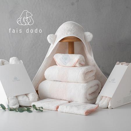 [Shinko Towel]fais dodo出産準備ファーストタオル8点セット/PINK(かごトランク入)