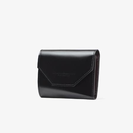 [THE WARMTHCRAFTS-MANUFACTURE]COMPACT CLUCH PURSE/コードバン三つ折コンパクトウォレット