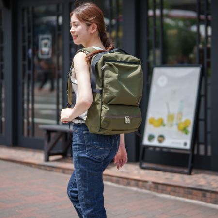 [CIE]豊岡鞄 CIE WEATHER 2WAY BACKPACK(071952)(オリーブ)