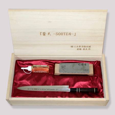 三木章 手打ち鍛造品 柳刃(刺身)包丁 270mm