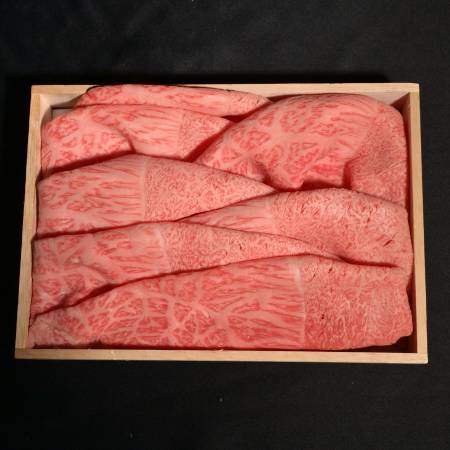 [帝神志方ミート]A5ランク「神戸牛」赤身すき焼き用(もも・かた)各200g(計400g)